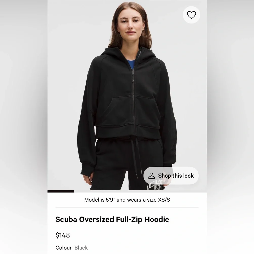 Lululemon Scuba Oversized Full Zip Hoodie - Picture 6 of 6